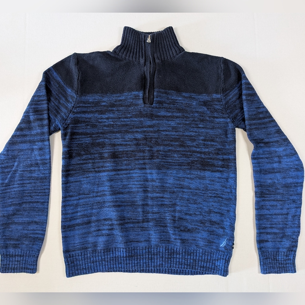 Nautica Boy's 1/4 Zip Pullover Sweater